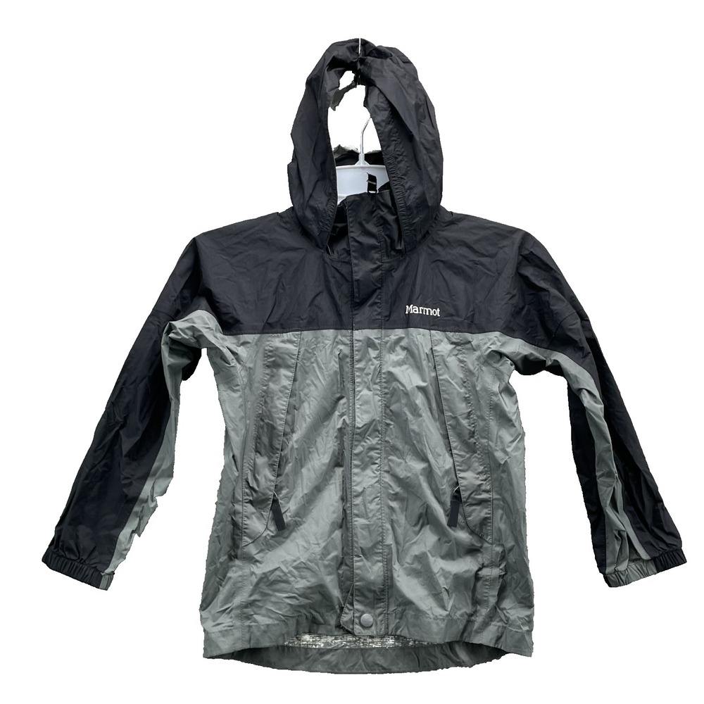 Marmot Waterproof Rain Jacket Youth Boys Small Windbreaker Gorpcore Outdoor Snow